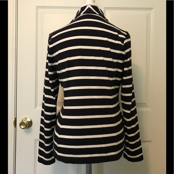 Beautiful Navy Striped Jacket - Picture 4 of 8